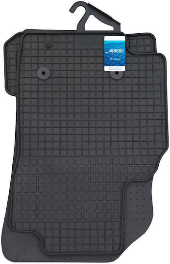 Petex Set of Front and Rear Mats 4pcs for Opel Karl 2015+ Black