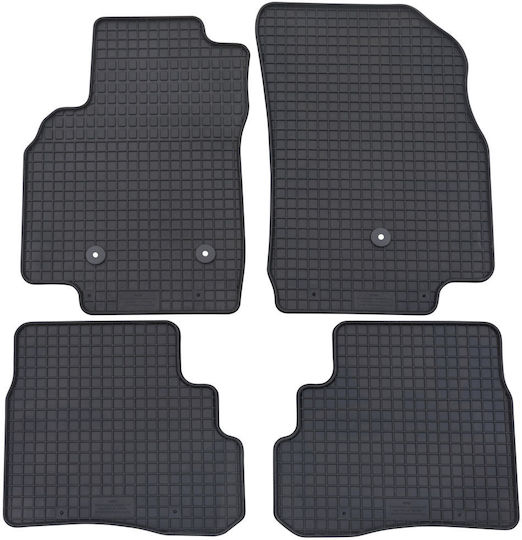 Petex Set of Front and Rear Mats 4pcs for Opel Karl 2015+ Black