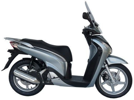 Fabbri Getöntes Visier Motorrad für Honda SH 125 / SH 150 2823-LD