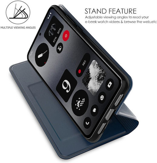 Dux Ducis Skin Pro Book Synthetic Leather Blue (Nothing Phone 1)