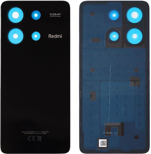 Καπάκι Μπαταρίας Redmi Note Μαύρο για Xiaomi Redmi Note 13