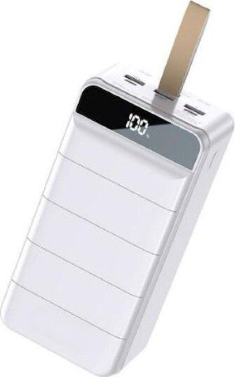 KLGO KP-95 Power Bank 50000mAh cu 3 Porturi USB-A Alb