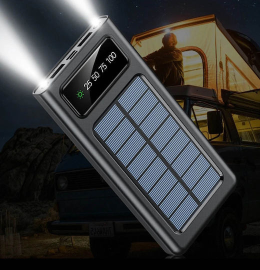 Viaking Y179 Ηλιακό Power Bank 10000mAh Λευκό
