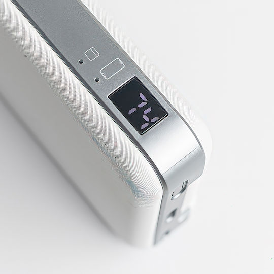 Forever MATB-300 Power Bank 10000mAh με Θύρα USB-C Λευκό
