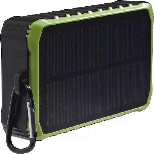 Denver PSO-10012 Слънчева Power Bank 10000mAh с 2 USB-A порта Зелен