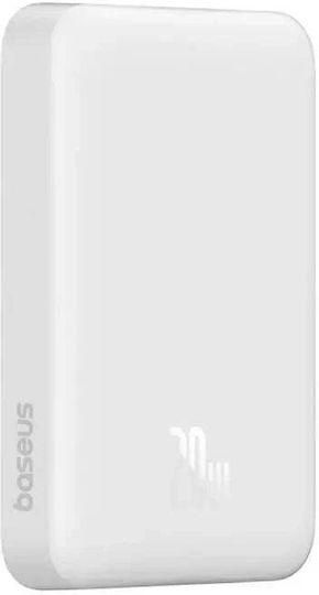 Baseus Mini Air MagSafe Power Bank 10000mAh 20W cu Port USB-C Alb