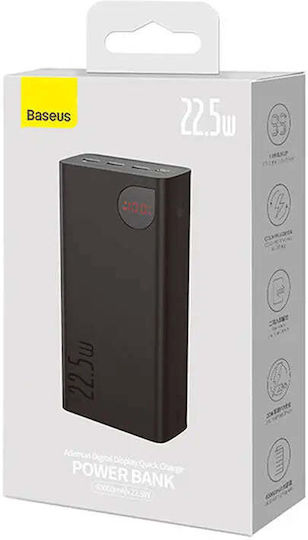 Baseus Adaman Baterie Externă 40000mAh 22.5W Cu 3 Porturi De Ieșire USB-A Și Port USB-C Power Delivery Încărcare Rapidă Neagră