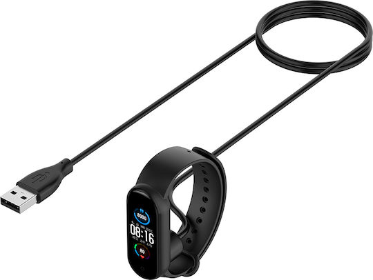 Charging Cable Зарядно за Mi Band 5 / Mi Band 6 - Ми Банд 5 / Ми Банд 6 Черен