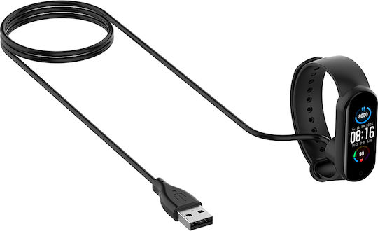 Charging Cable Зарядно за Mi Band 5 / Mi Band 6 - Ми Банд 5 / Ми Банд 6 Черен
