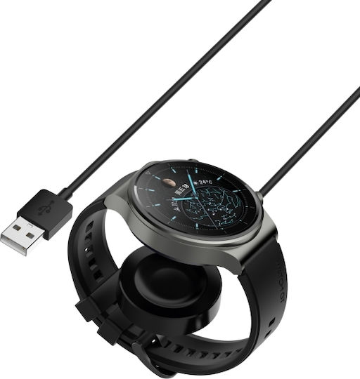 Kabelloser Ladegerät für Huawei Watch GT2 Pro Schwarzς