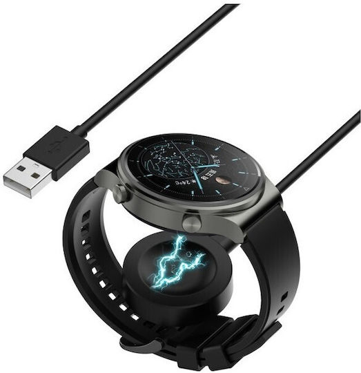 Kabelloser Ladegerät für Huawei Watch GT2 Pro Schwarzς
