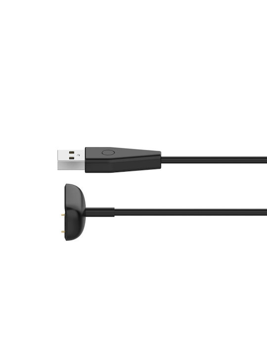 Tactical USB Charging Cable Μαύρο (Fitbit Luxe)
