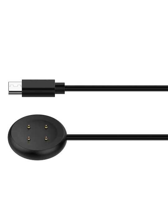 Techsuit Thc5 Ladegerät für Google Pixel Watch 3, 2; Fitbit Ace LTE Schwarzς