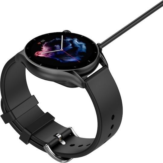 USB-Ladekabel Ladegerät für Amazfit GTR 3 Schwarzς