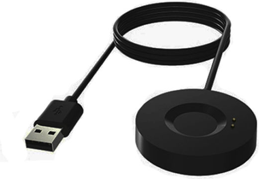 Tactical USB Charging Cable Зарядно за Часовник Realme Черен