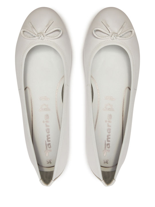 Damen Ballerinas in Weiß Farbe