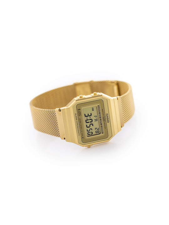 Casio Vintage Watch Battery with Metal Bracelet Casio Vintage Watch Battery with Metal Bracelet