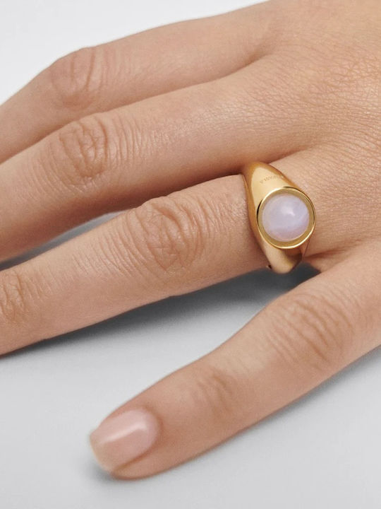 P D Paola Damen Silber Vergoldetes Ring