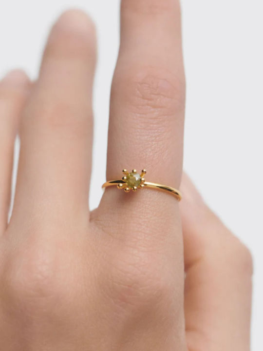 P D Paola Damen Silber Vergoldetes Ring