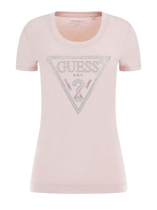 Shiny Triangle Damen T-Shirt Salmon