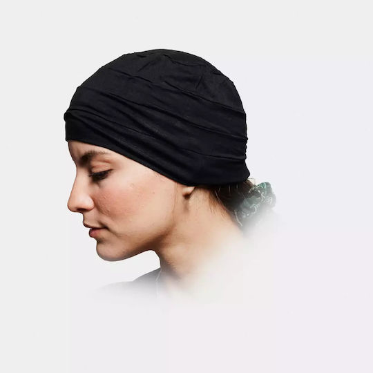 Dr. Scrub Unisex Black Surgical Cap