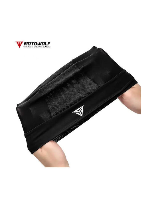 Motowolf Full Face Μπαλακλάβα Αναβάτη Μοτοσυκλέτας Μαύρο Χρώμα
