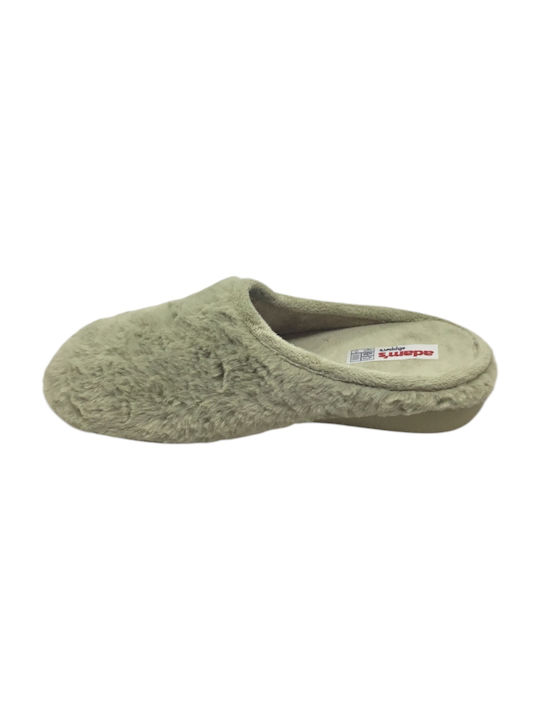 Adam's Shoes Anatomical Women's Slippers in Green color