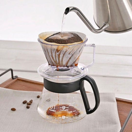 Hario Pegasus Dripper No1 Extractor Fierbinte Picurător Plastic Transparent