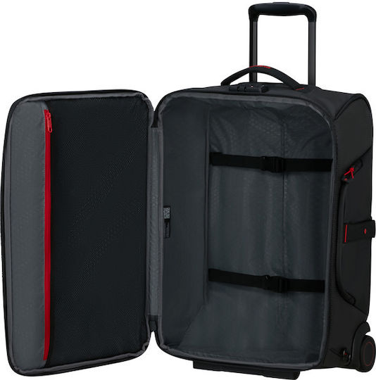 Samsonite Ecodiver Cabin Travel Suitcase Charcoal with 4 Wheels Height 55cm