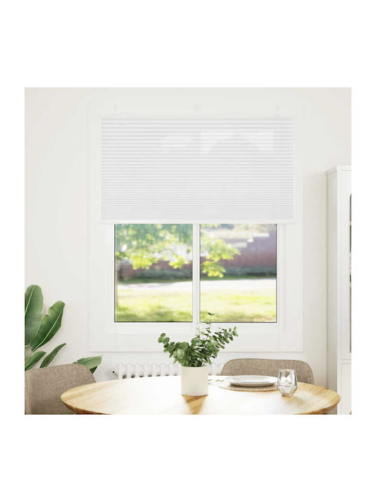 vidaXL Shade Blind Fabric in White Color L110xH150cm