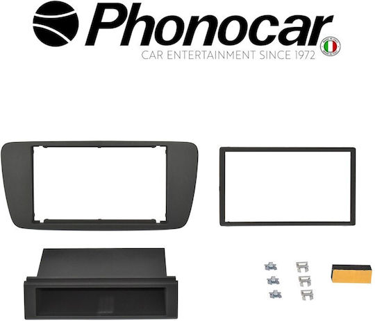 Phonocar DIN Fascia Panels 2 Din for Seat Ibiza 2008>2012