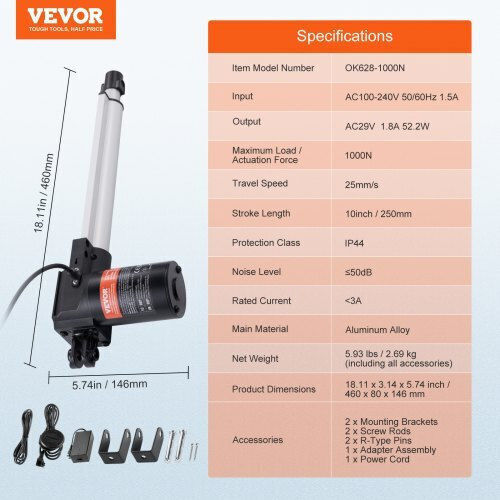 Vevor Zubehör für industrielle Anlagen 24VXXZXQ10INE56HBV2