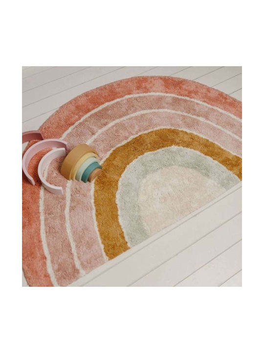 Little Dutch Kids Synthetic Rug Rainbow 80x130cm