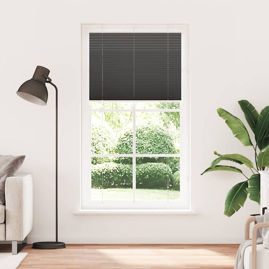 vidaXL Shade Blind Fabric in Black Color L105xH200cm