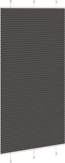 vidaXL Shade Blind Fabric in Black Color L105xH200cm