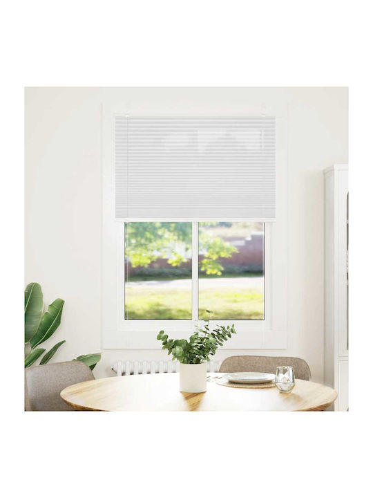 vidaXL Shade Blind Fabric in White Color L90xH100cm