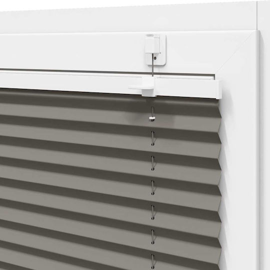 vidaXL Beschattungsrollo Stoff in Gray Farbe L105xH100cm