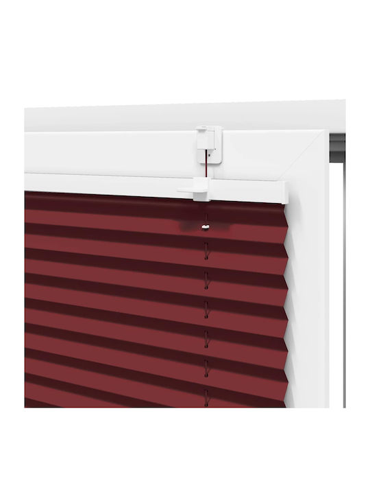 vidaXL Beschattungsrollo Stoff in Burgundisch Farbe L105xH100cm