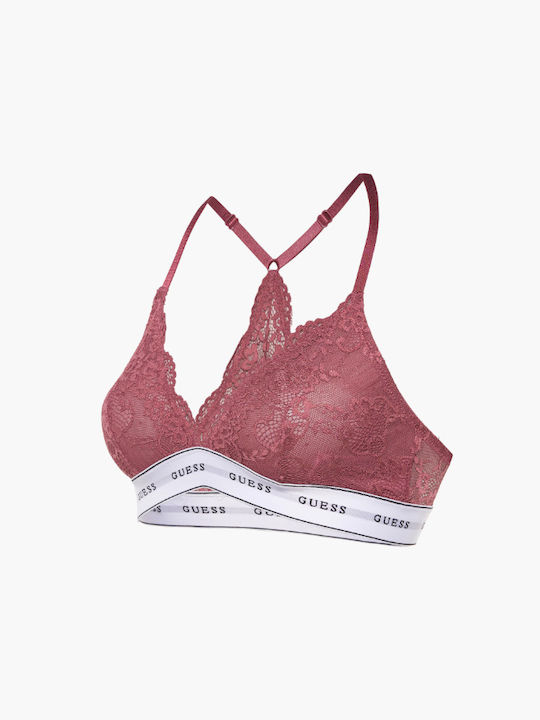 Guess Bralette Lace O97c02kbbt0-g63s Dusty Pink