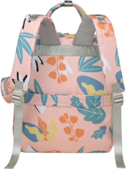 Queen Mother Wickeltasche-Wickelrucksack Hellblau 41x34x12cm.