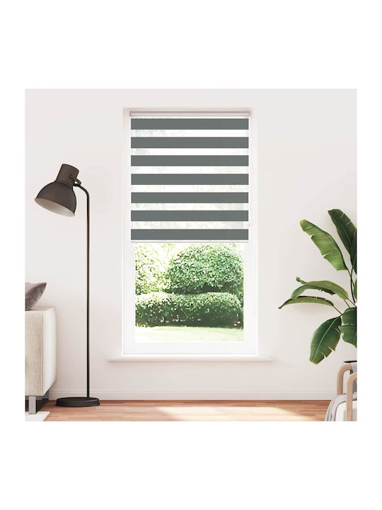 vidaXL Roller Blinds Partial Blackout Gray W115xH200cm 4014160