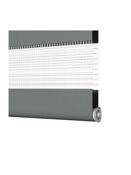 vidaXL Roller Blinds Partial Blackout Gray W120xH230cm 4014187