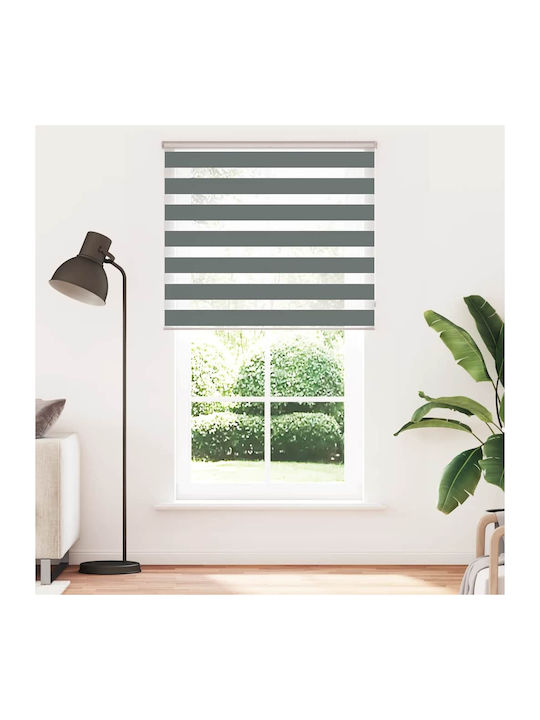 vidaXL Roller Blinds Partial Blackout Gray W120xH200cm 4014161