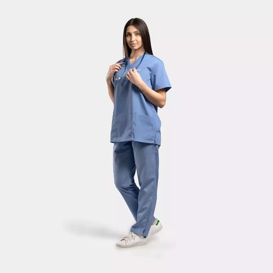 Unisex Healthcare Pants Classic Dr.scrub Ciel Blue