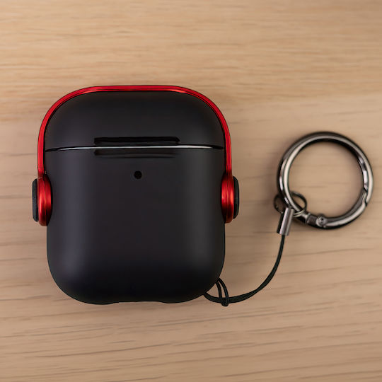TelForceOne Case Silicone in Red color for Apple AirPods 4