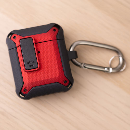 TelForceOne Case Silicone in Red color for Apple AirPods 4