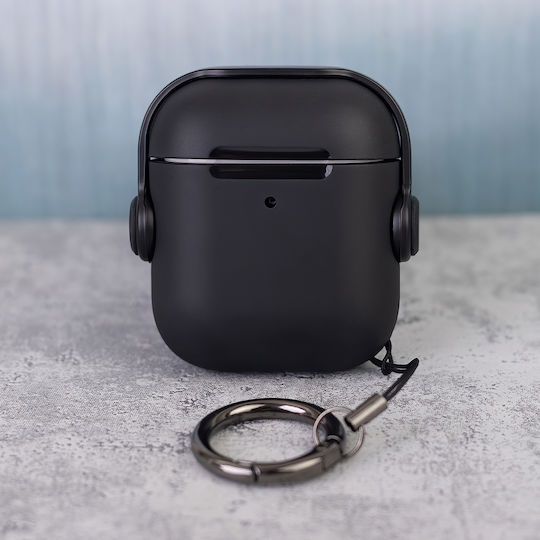 TelForceOne Θήκη Σιλικόνης σε Μαύρο χρώμα για Apple AirPods 4