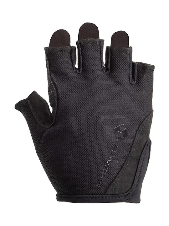 M-Wave Half Finger Unisex Cycling Gloves with Gel Black