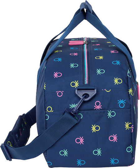 Benetton Sack Voyage 26lt Blue Fabric L50xW20xH26cm