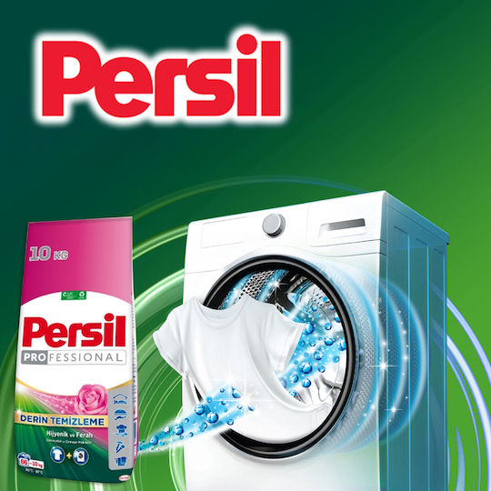 Persil Deep Clean Profesional Detergent Pudră cu Aromă Τριαντάφυλλο pentru Alb Haine 10kg